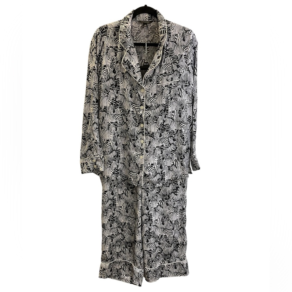 Banana Republic Zebra Print Pajama Set - Size M